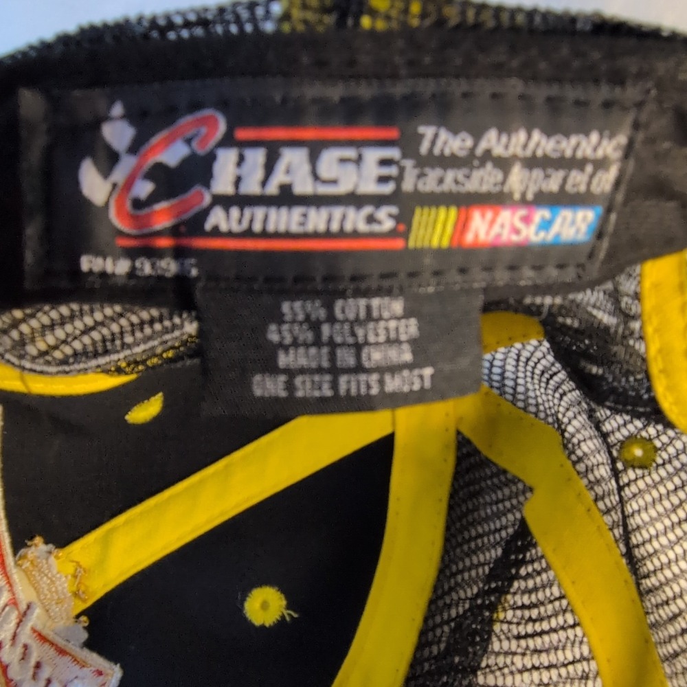Chase Authentics Kevin Harvick #29 RCR Budweiser NASCAR Cap Black Yellow - Picture 3 of 5